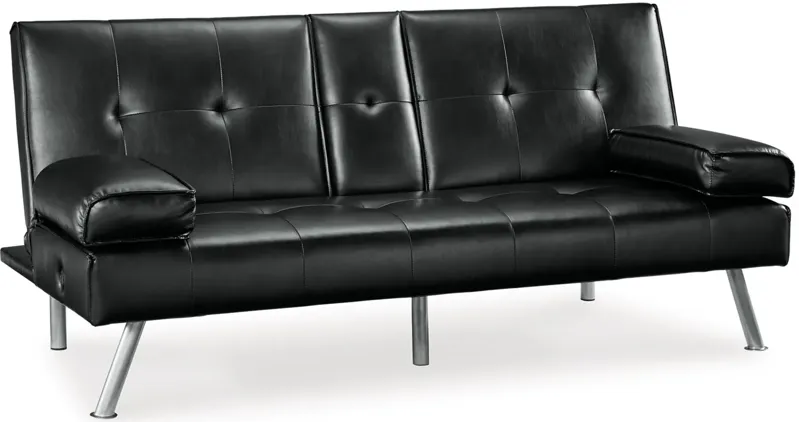 Mirclay Klik Klak Sofa in Ebony by Ashley Furniture