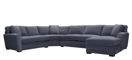 Artemis II 4-pc. Right Hand Facing Sectional Sofa in Gypsy Slate by Jonathan Louis