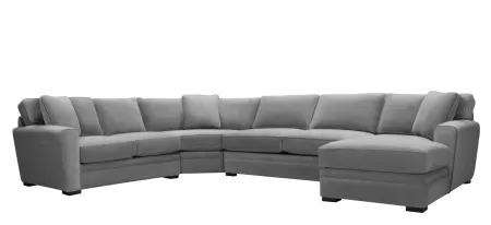 Artemis II 4-pc. Right Hand Facing Sectional Sofa in Gypsy Smoked Pearl by Jonathan Louis