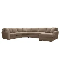 Artemis II 4-pc. Right Hand Facing Sectional Sofa in Gypsy Taupe by Jonathan Louis