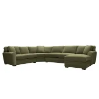 Artemis II 4-pc. Right Hand Facing Sectional Sofa in Gypsy Sage by Jonathan Louis