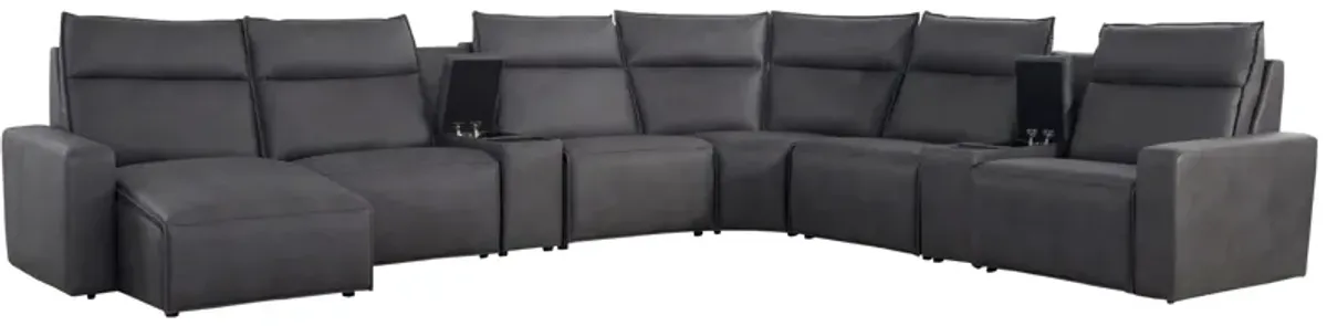 ModularTwo 8-pc. Power Sectional w/ Power Headrest