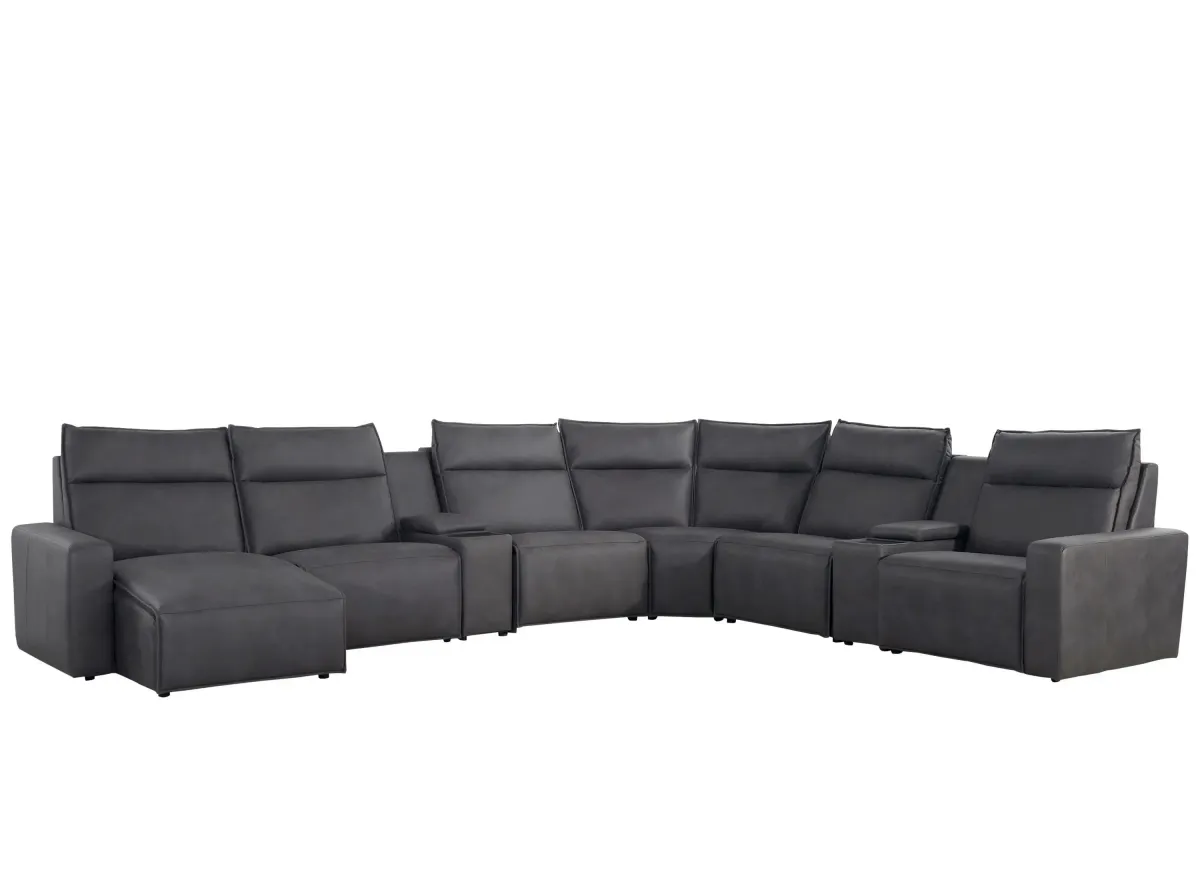 ModularTwo 8-pc. Power Sectional w/ Power Headrest