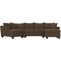 Foresthill 3-pc. Right Hand Facing Sectional Sofa in Santa Rosa Taupe by H.M. Richards