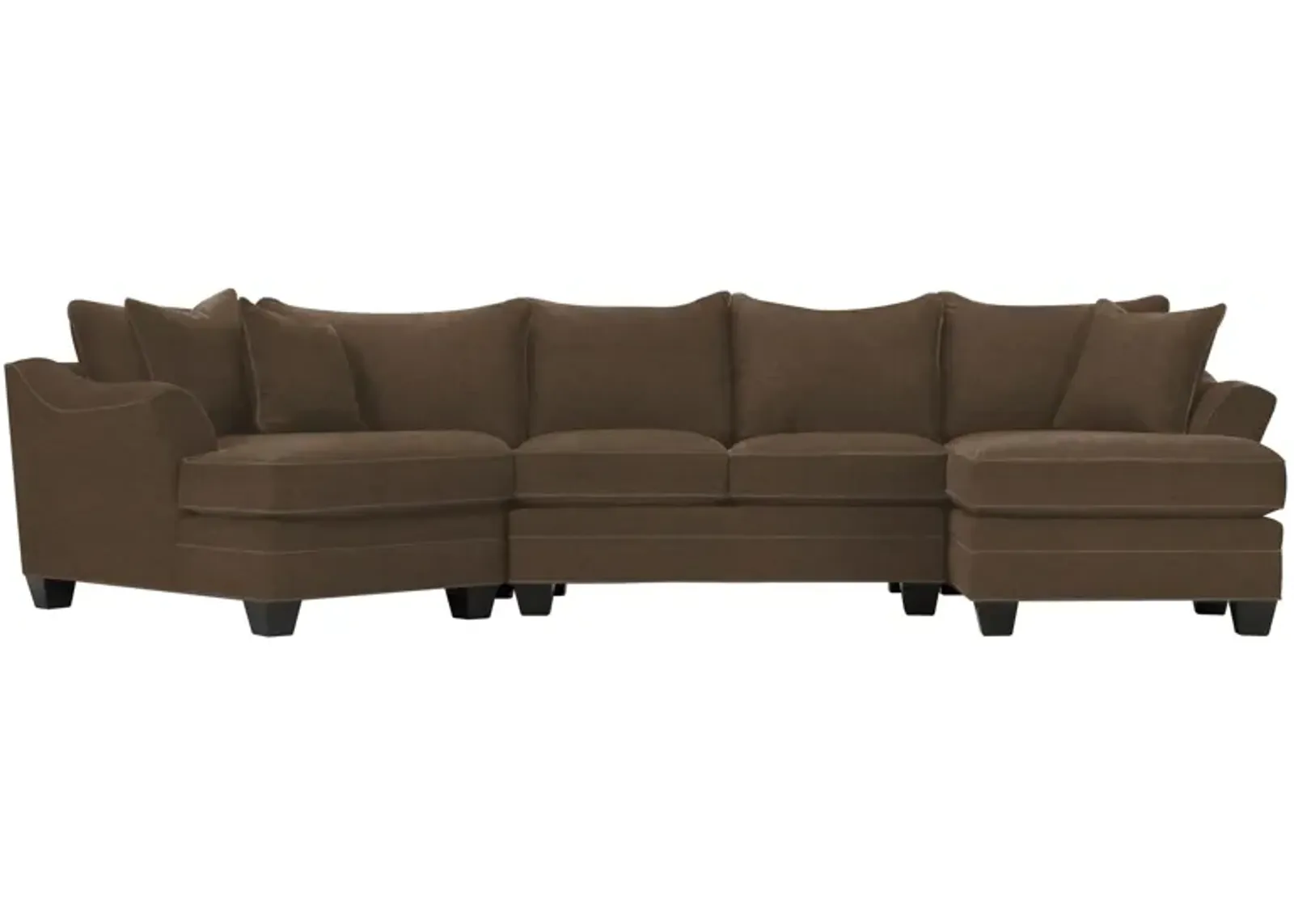 Foresthill 3-pc. Right Hand Facing Sectional Sofa in Santa Rosa Taupe by H.M. Richards