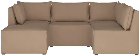 Stacy III 5-pc. Left Hand Facing Sectional Sofa in Premier Oatmeal by Skyline