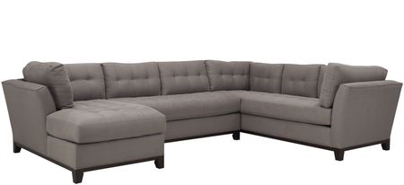 Cityscape 3-pc. Sectional in Greystone by H.M. Richards
