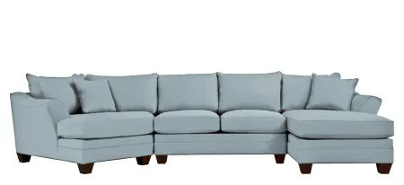 Foresthill 3-pc. Right Hand Facing Sectional Sofa in Suede So Soft Hydra by H.M. Richards