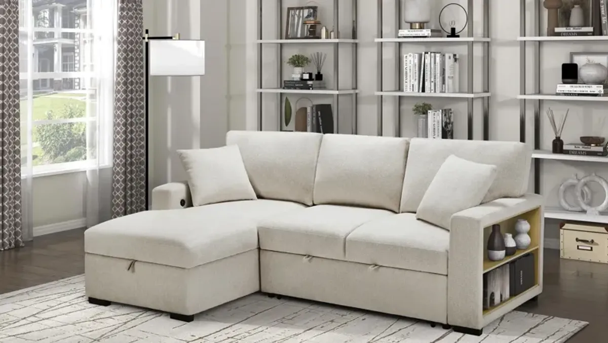 Mallory Sectional w/ Pull-out Bed