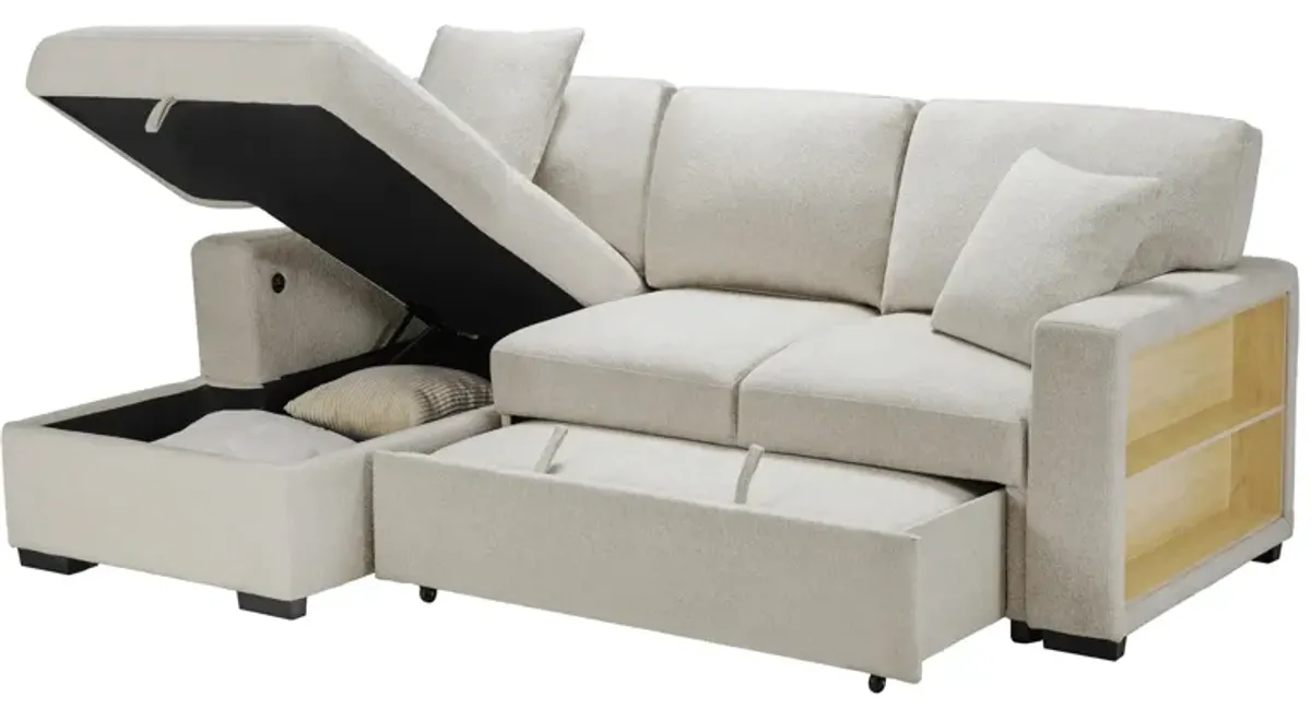 Mallory Sectional w/ Pull-out Bed