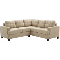 Sandridge 3-pc. Sectional Sofa in Vanilla by Glory Furniture