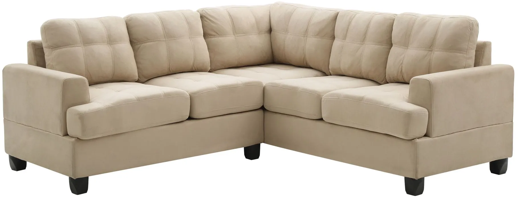 Sandridge 3-pc. Sectional Sofa in Vanilla by Glory Furniture