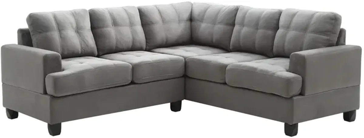 Sandridge 3-pc. Sectional Sofa in Gray by Glory Furniture