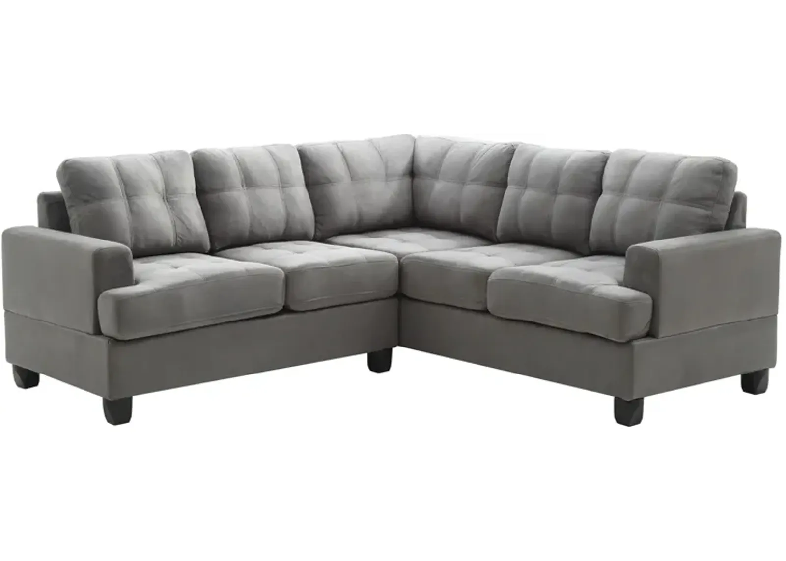 Sandridge 3-pc. Sectional Sofa in Gray by Glory Furniture