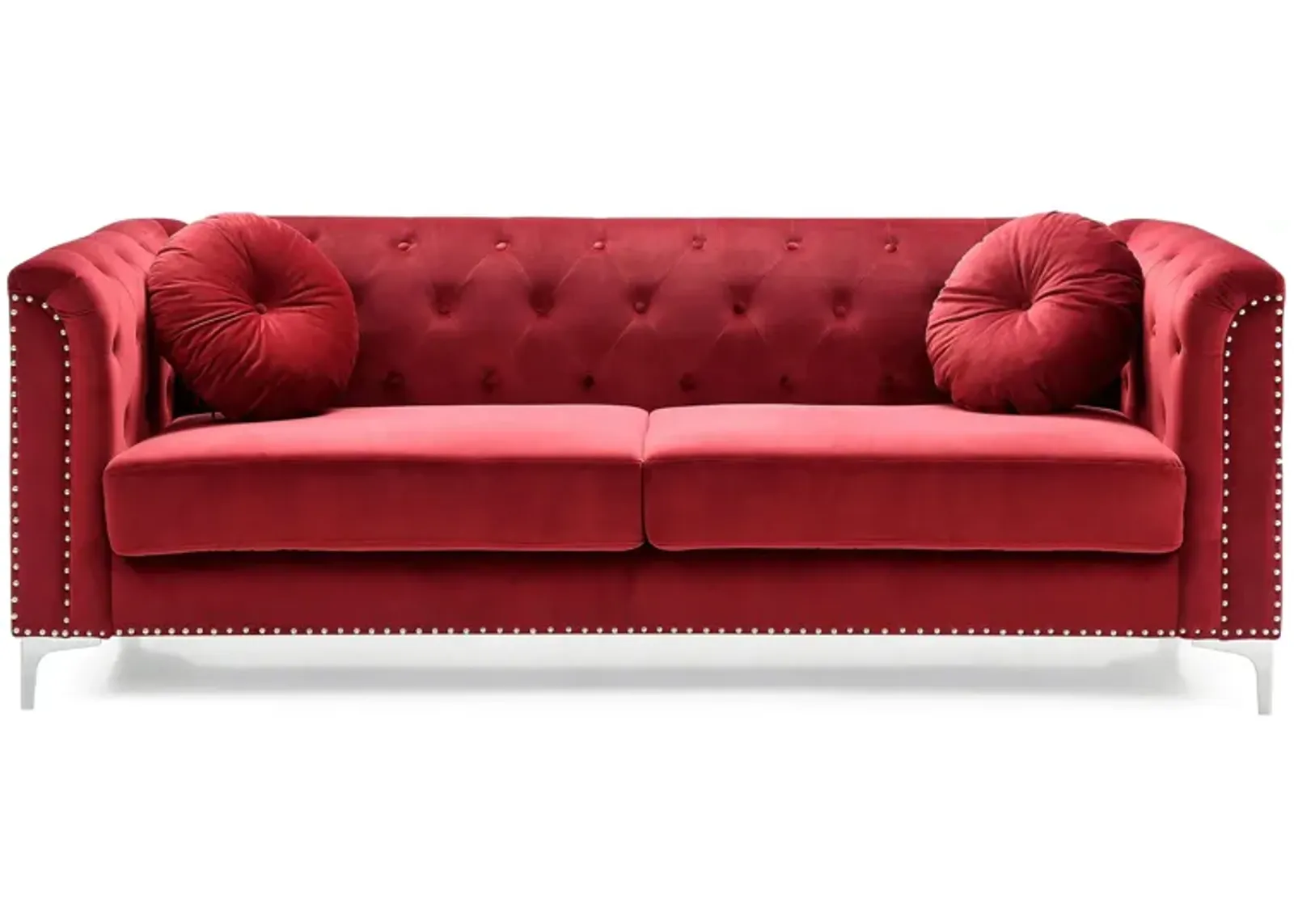 Delray Sofa in Red by Glory Furniture