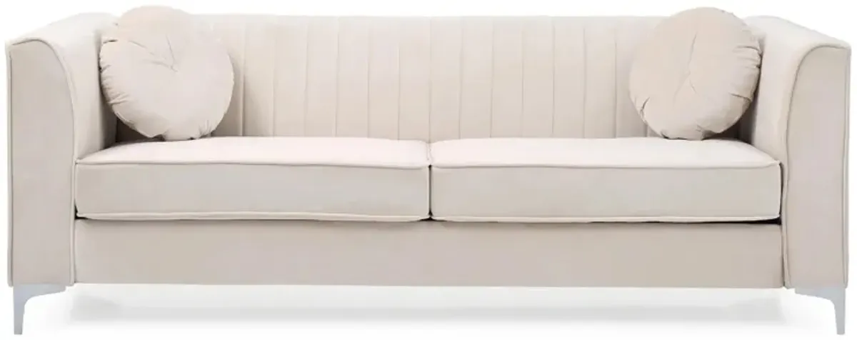 Deltona Sofa in Ivory by Glory Furniture