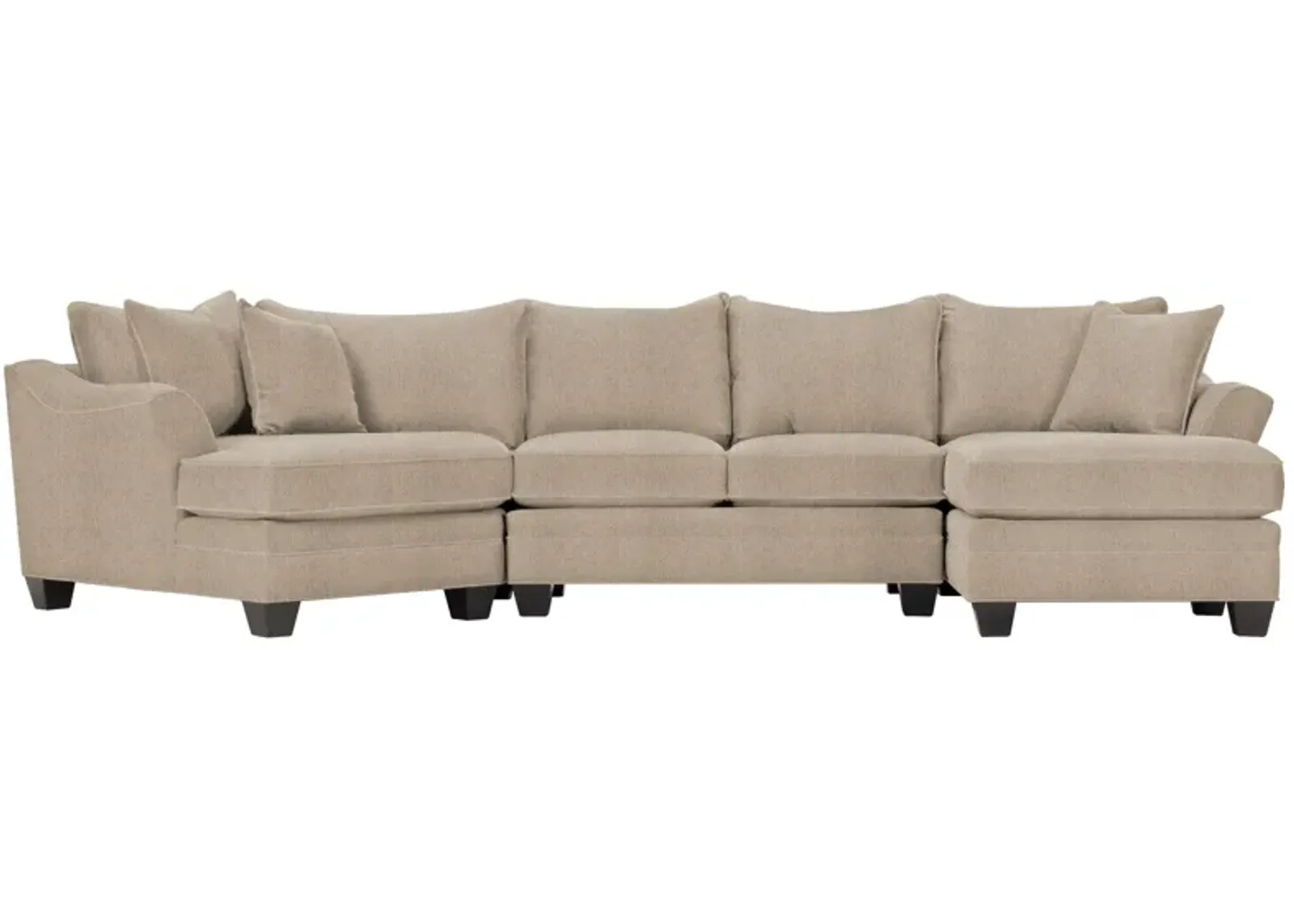 Foresthill 3-pc. Right Hand Facing Sectional Sofa in Sugar Shack Putty by H.M. Richards