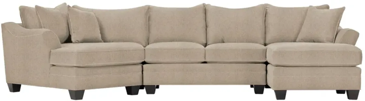 Foresthill 3-pc. Right Hand Facing Sectional Sofa in Sugar Shack Putty by H.M. Richards