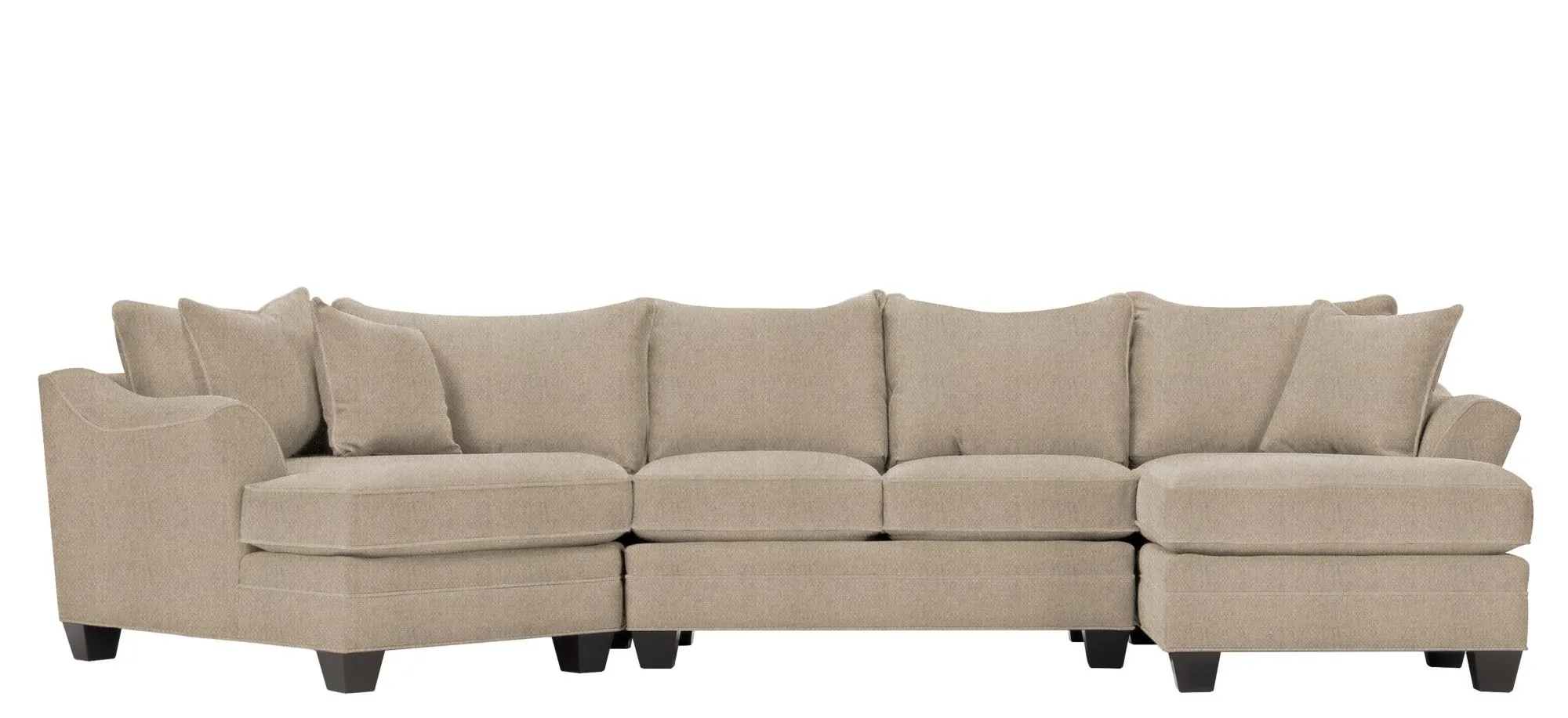 Foresthill 3-pc. Right Hand Facing Sectional Sofa in Sugar Shack Putty by H.M. Richards