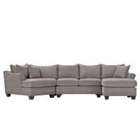 Foresthill 3-pc. Right Hand Facing Sectional Sofa in Sugar Shack Stone by H.M. Richards