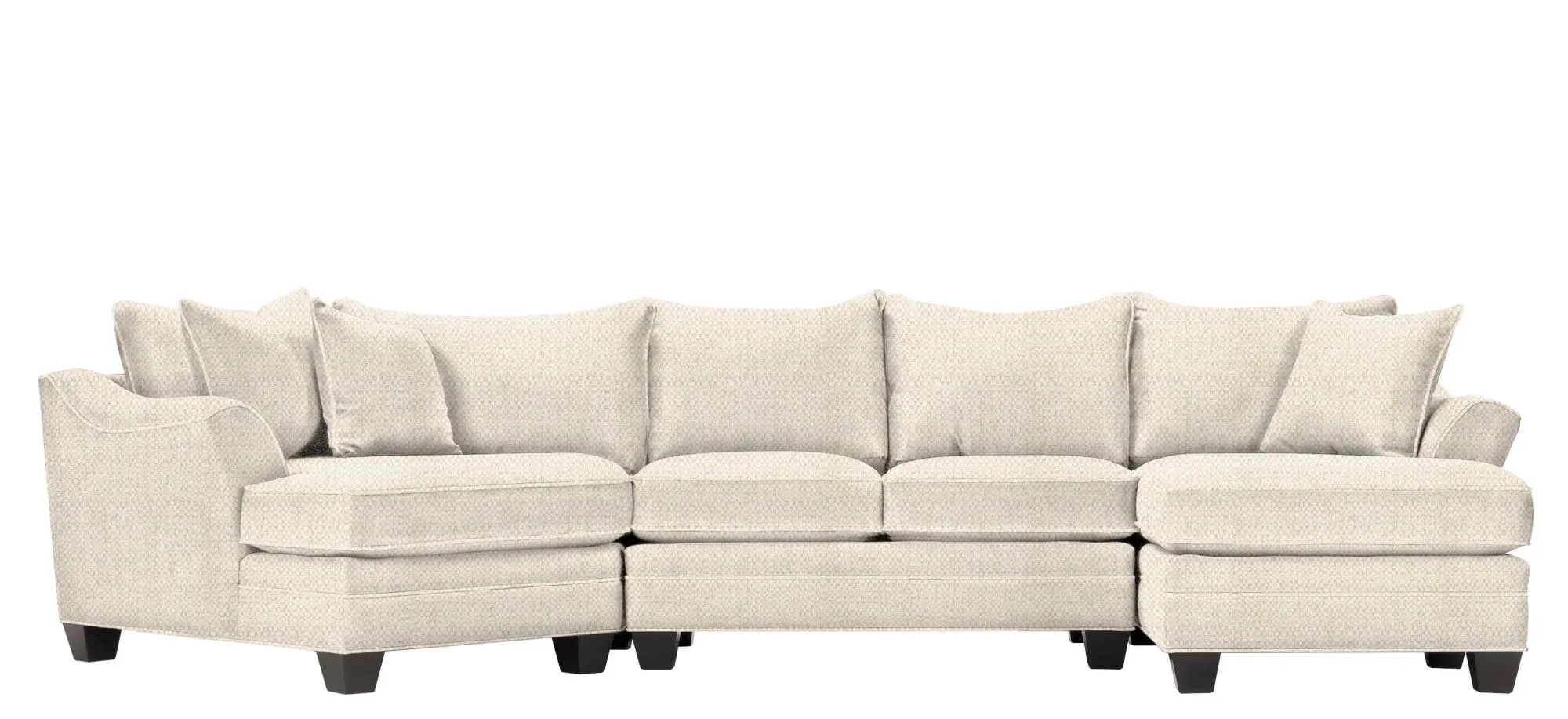 Foresthill 3-pc. Right Hand Facing Sectional Sofa in Sugar Shack Alabaster by H.M. Richards