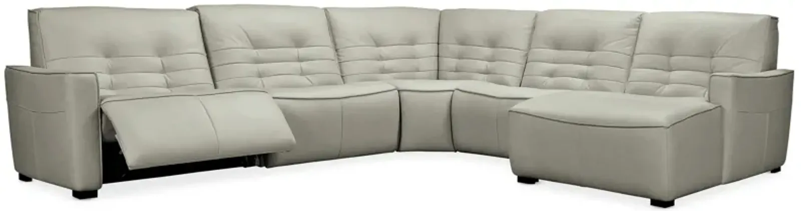 Reaux 5-pc. Power Reclining Sectional w/ Chaise