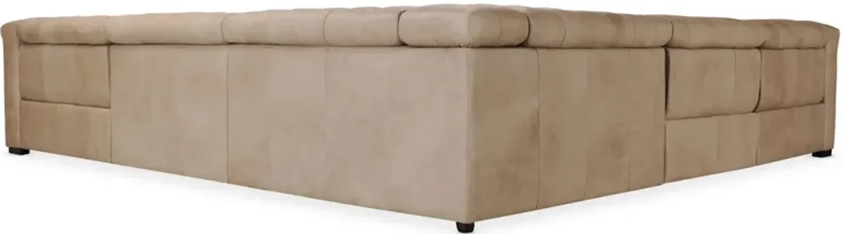 Savion Grandier 5-pc. Power Reclining Sectional in Brown by Hooker Furniture