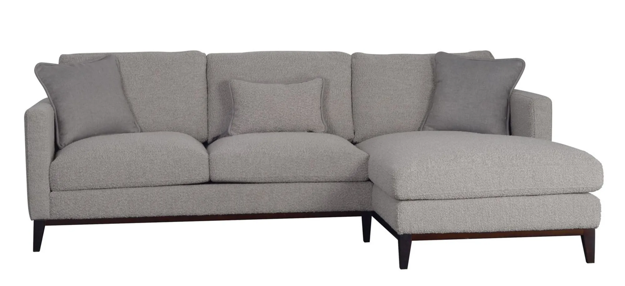 Burbank 2-pc. Sectional Sofa in Grey by LH Imports Ltd