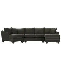 Foresthill 3-pc. Right Hand Facing Sectional Sofa in Santa Rosa Slate by H.M. Richards