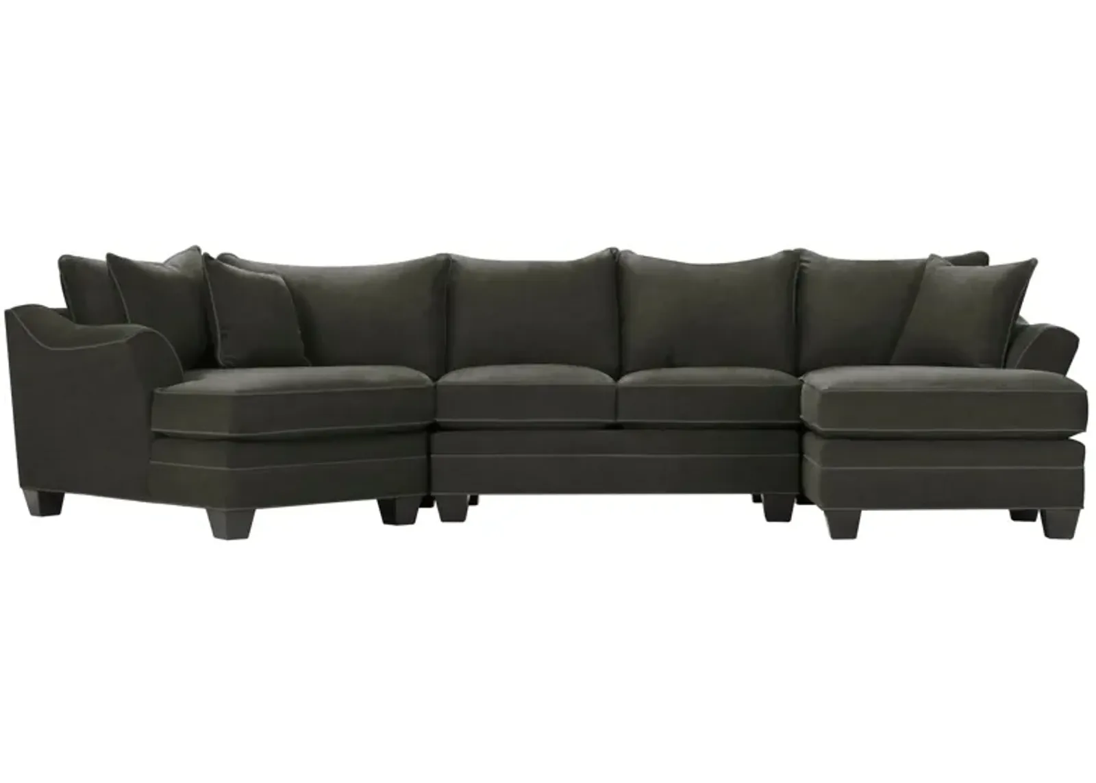 Foresthill 3-pc. Right Hand Facing Sectional Sofa in Santa Rosa Slate by H.M. Richards