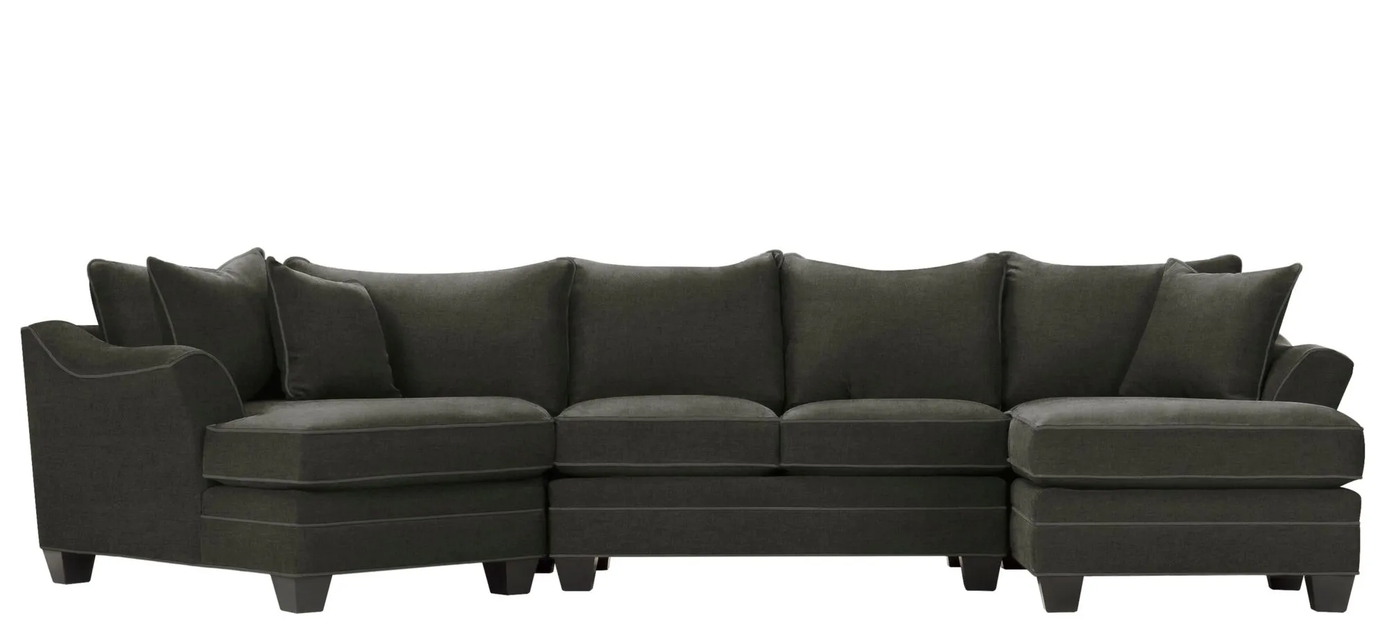 Foresthill 3-pc. Right Hand Facing Sectional Sofa in Santa Rosa Slate by H.M. Richards
