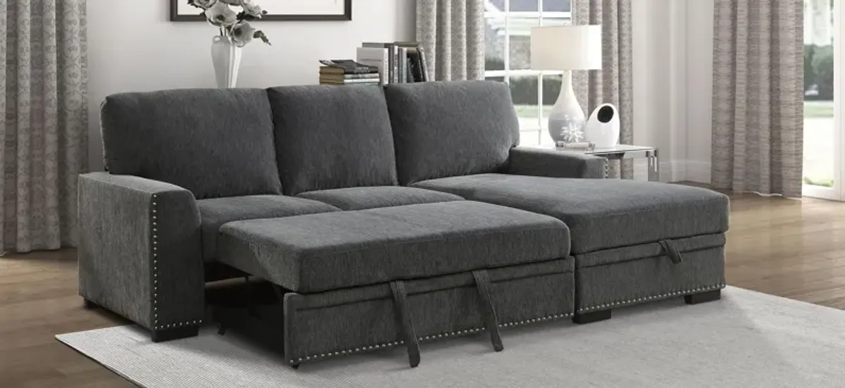 Adelia 2-pc. Right Facing Sectional With Pull-Out Bed