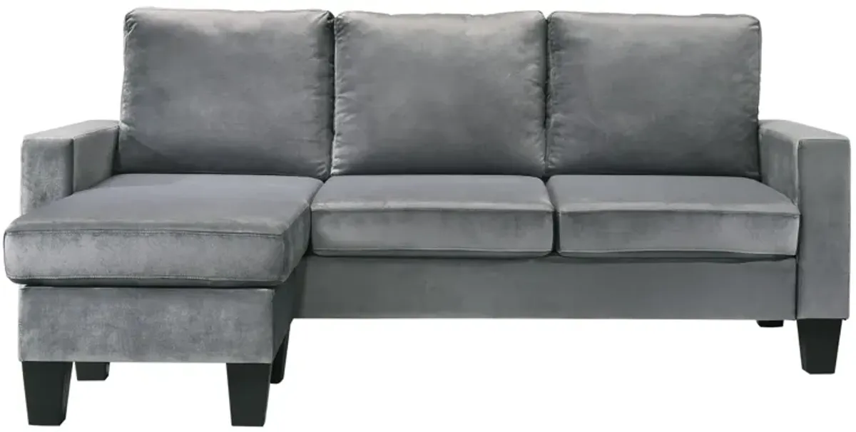 Jessica Sectional Sofa in Gray by Glory Furniture