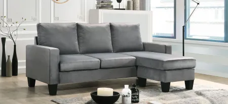 Jessica Sectional Sofa in Gray by Glory Furniture