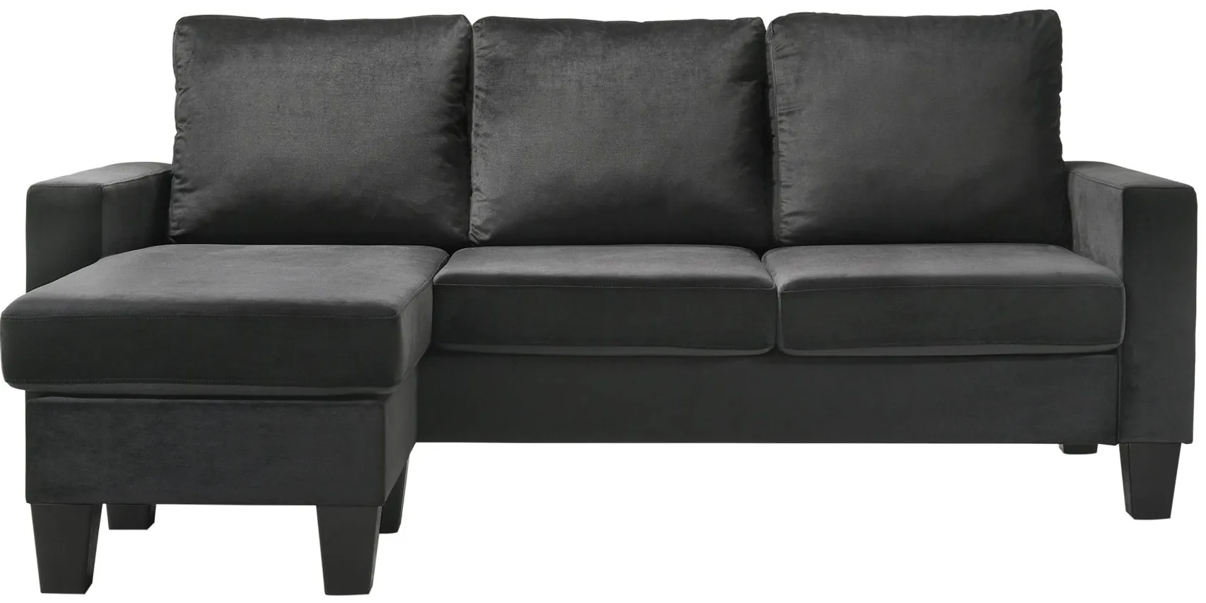 Jessica Sectional Sofa in Black by Glory Furniture