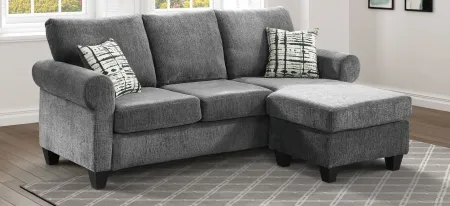 Odessa Reversible Sectional in Gray by Homelegance