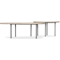 Commerce & Market Nesting Cocktail Table in Whites/Creams/Beiges by Hooker Furniture