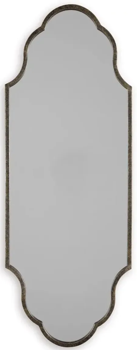 Hallgate Accent Mirror in Antique Gold Finish by Ashley Express