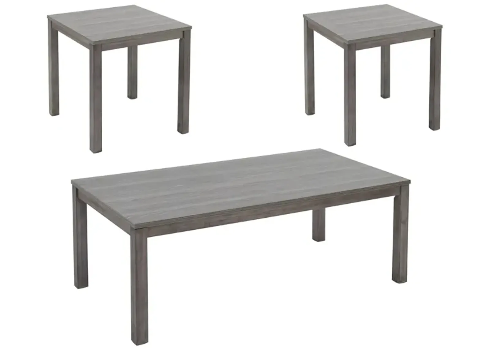 Decca 3-pc. Occasional Tables in Newport Gray by Davis Intl.