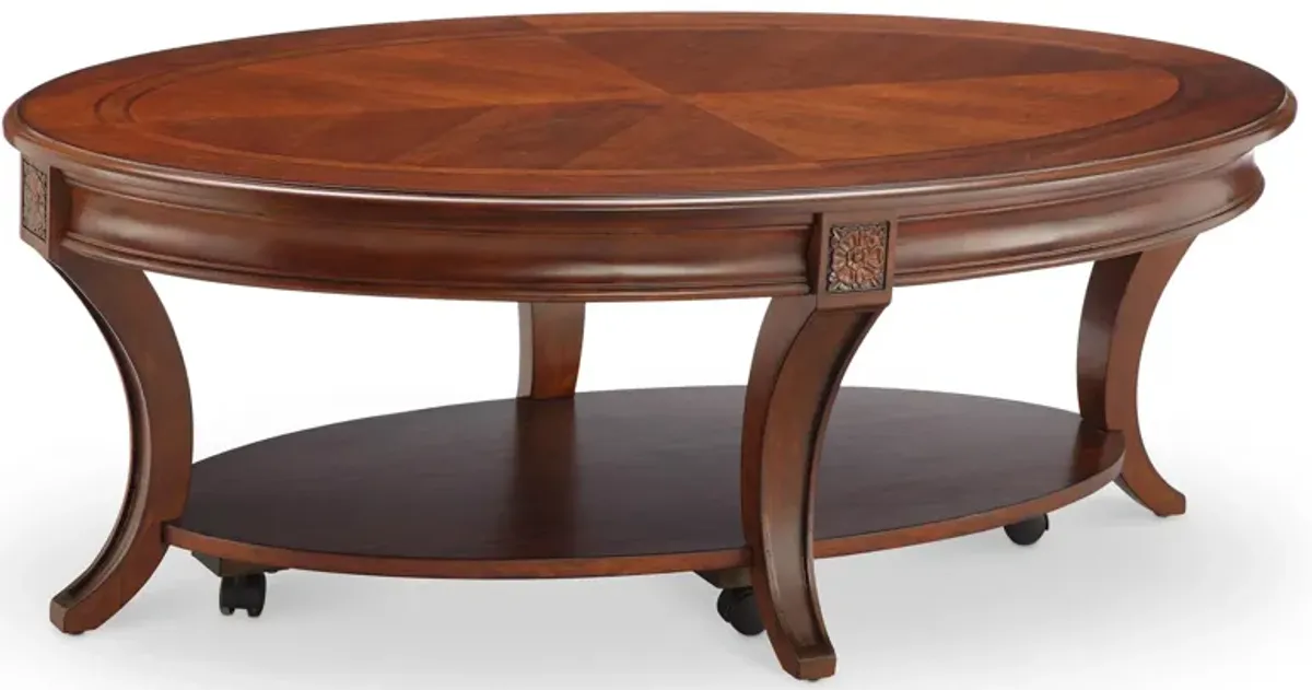 Monarch Winslet Oval Cocktail Table