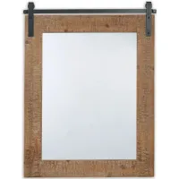 Lanie Accent Mirror in Antique Brown by Ashley Express
