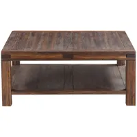 Middlefield Square Coffee Table in Brick Brown by Bellanest