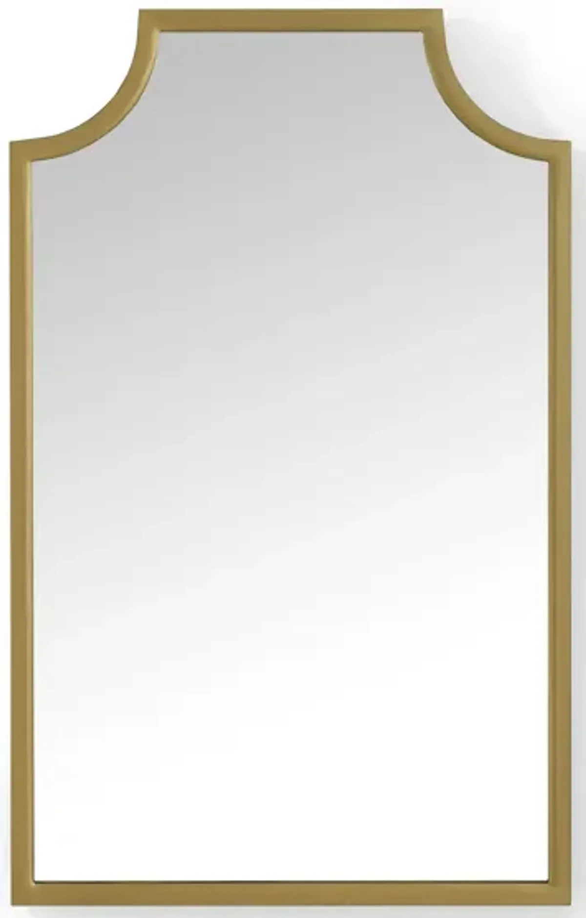 Aimee Bath Mirror in Soft Gold by Crosley Brands