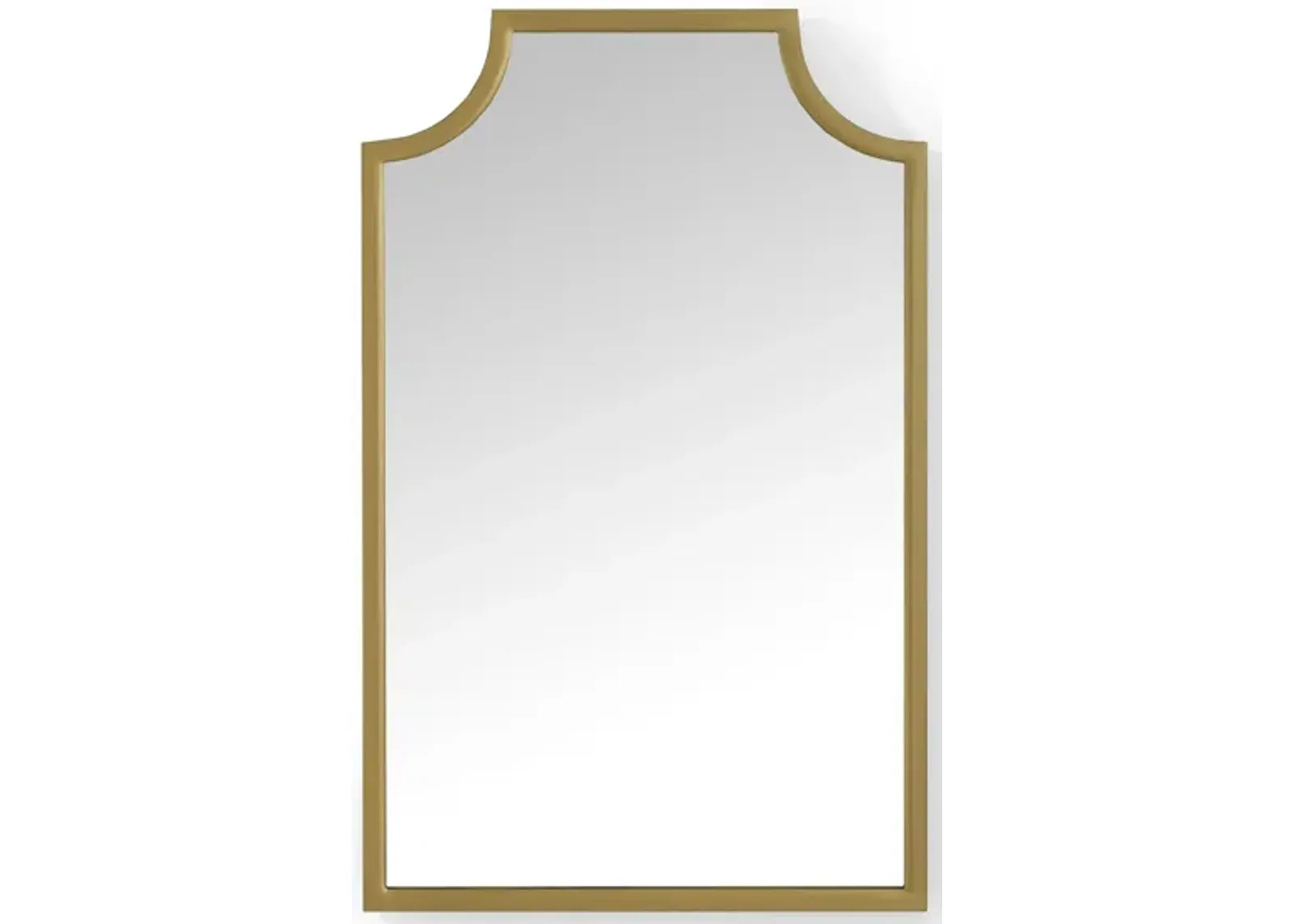 Aimee Bath Mirror in Soft Gold by Crosley Brands