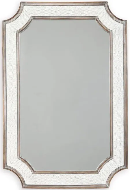 Howston Accent Mirror in Antique White by Ashley Express