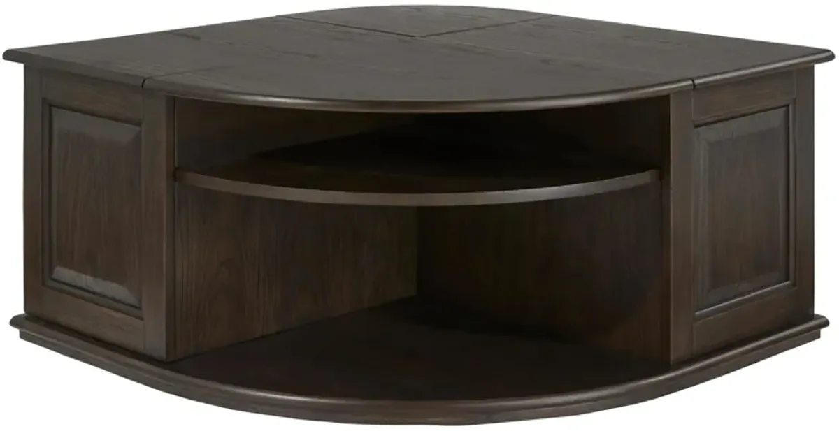 Falvey Dual Lift Top Coffee Table w/casters