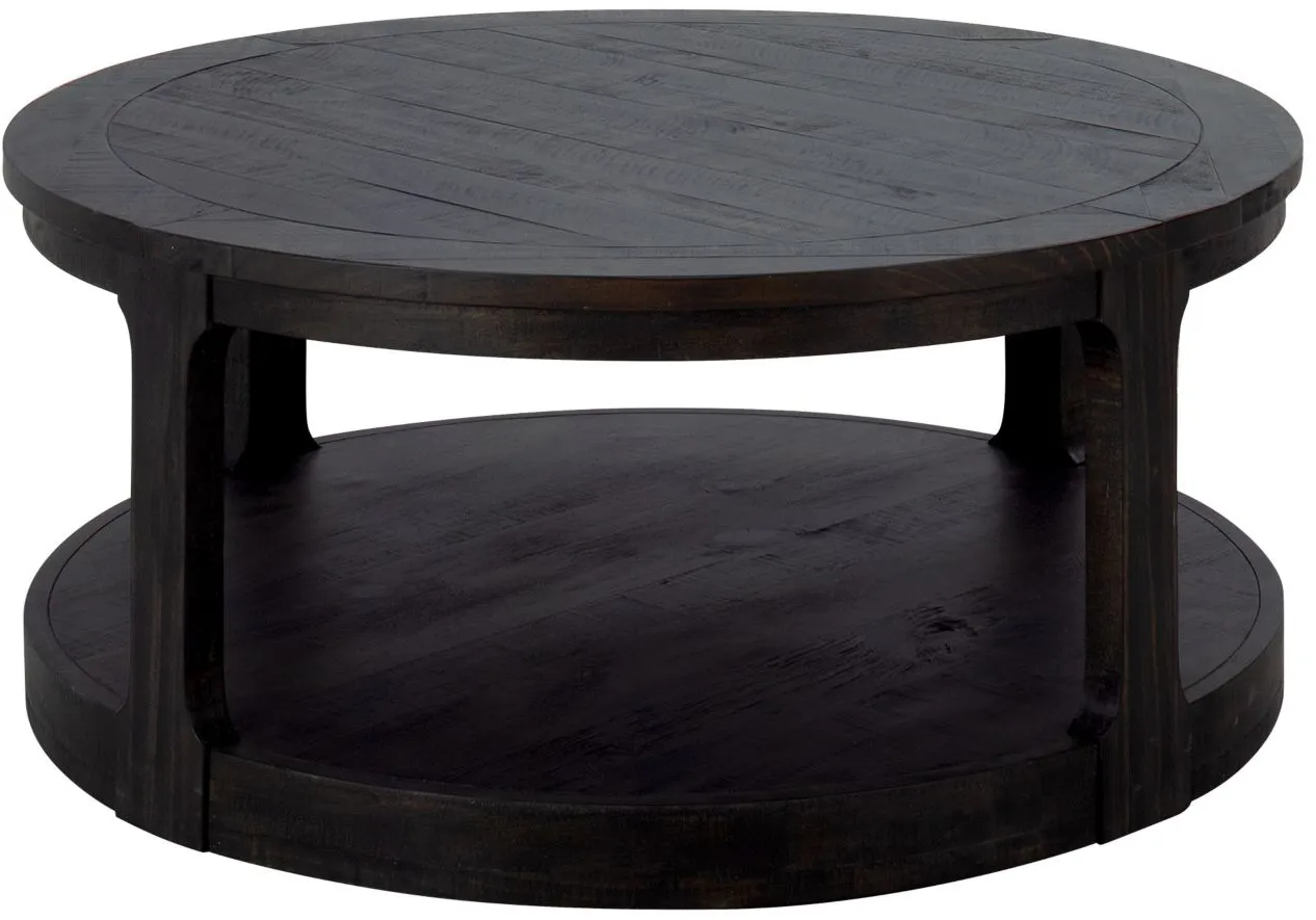 Korda Round Cocktail Table in Inkwell by Magnussen Home