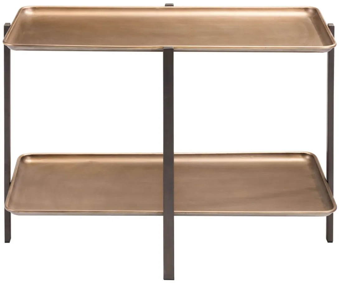 Benjamin Coffee Table in Gold by Zuo Modern