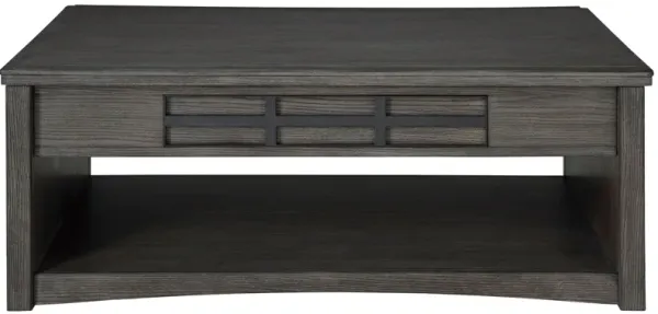 Montillan Lift-Top Cocktail Table w/ Casters