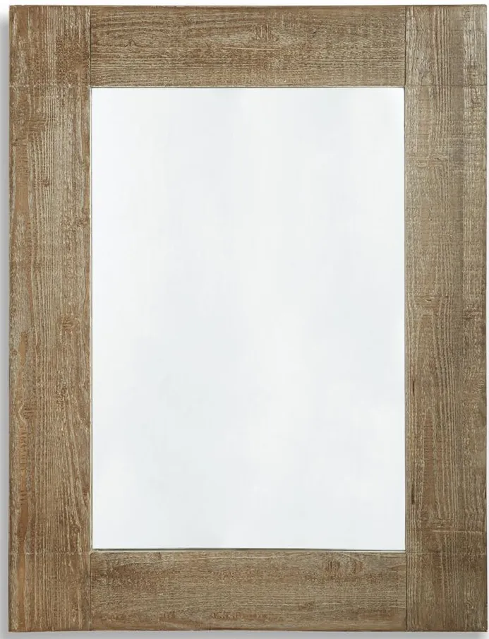 Waltleigh Accent Mirror in Distressed Brown by Ashley Express